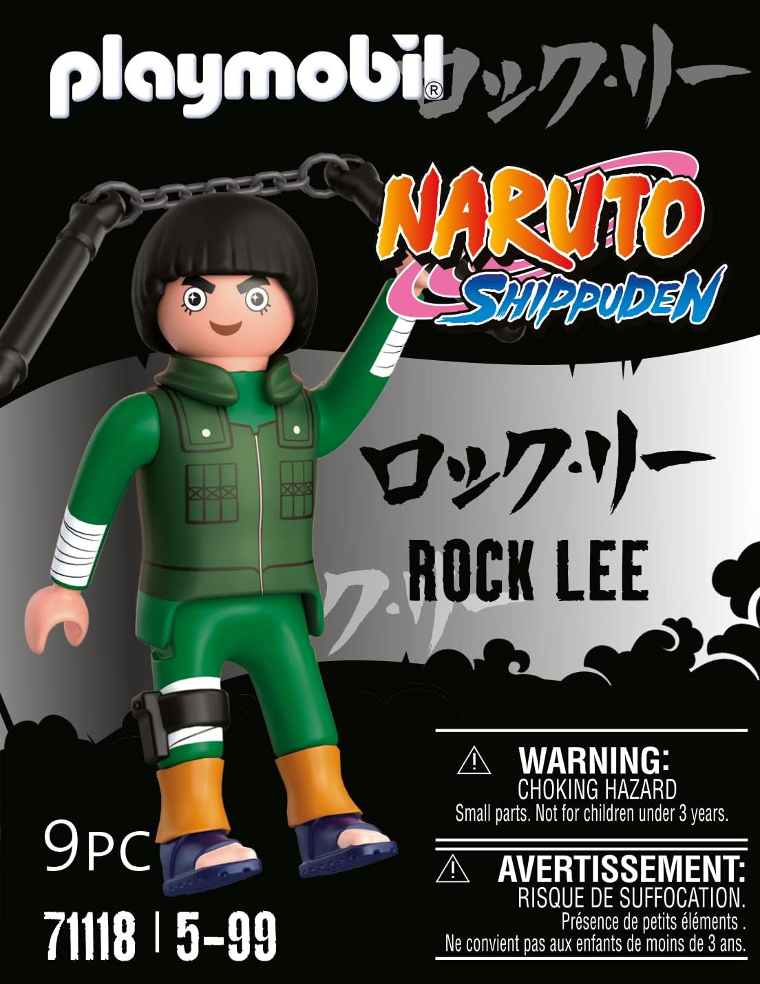 Playmobil 71118 Naruto: Rock Lee Figure Set, Naruto Shippuden Anime Collectors Figure, Playset Suitable for Children and fans 5+ years - Image 3