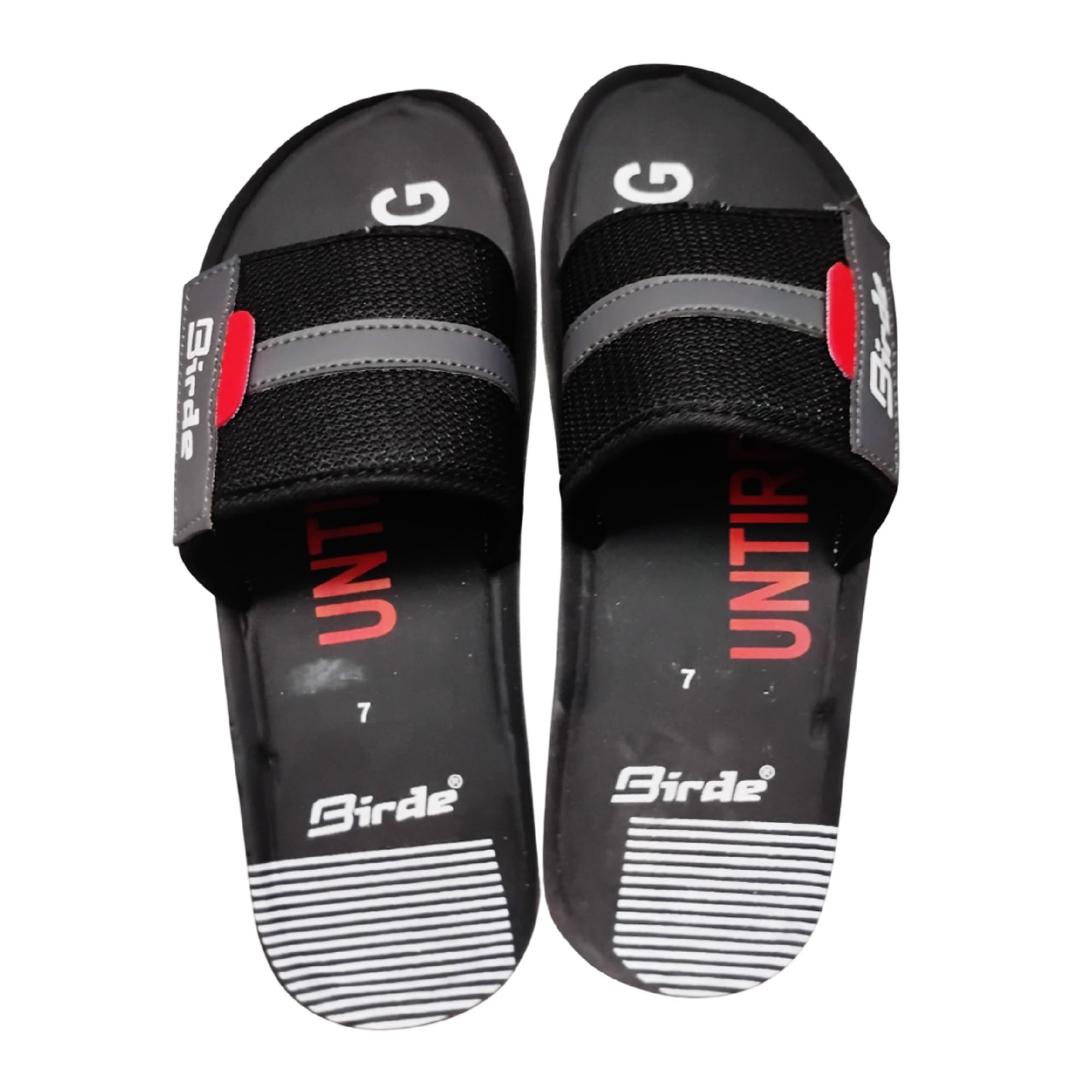 Stylish Comfortable (Slip-on) Regular Wear EVA Black Sildes for Men-image-26