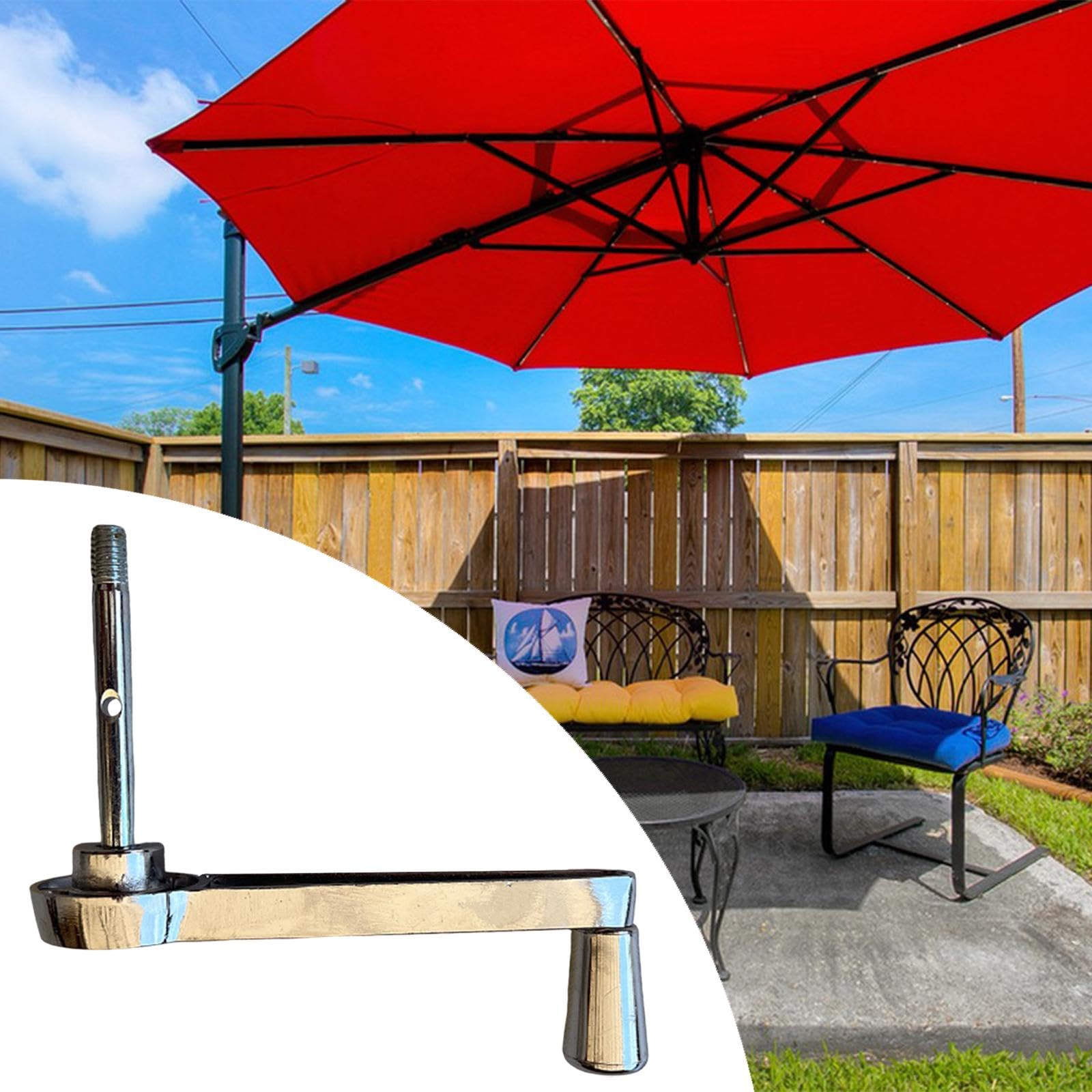 MYCENSE Crank Handle for Umbrellas, Patio Umbrella Accessories, Easy Installation Handle Arm Deck Sun Umbrella Parts Replacement Part : Industrial & Scientific