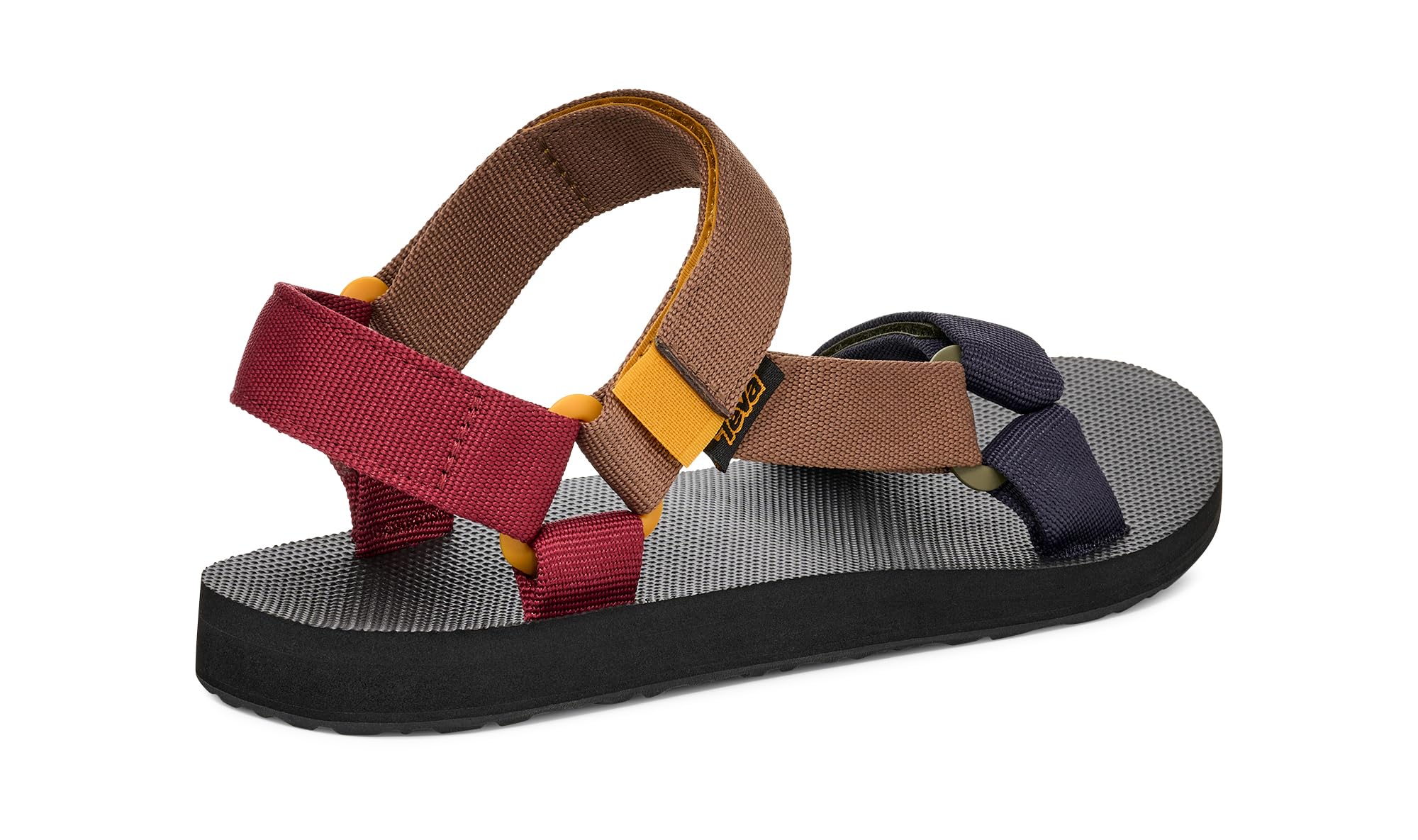 Teva Original Universal Mens Walking Sandali in Nero Multicolore