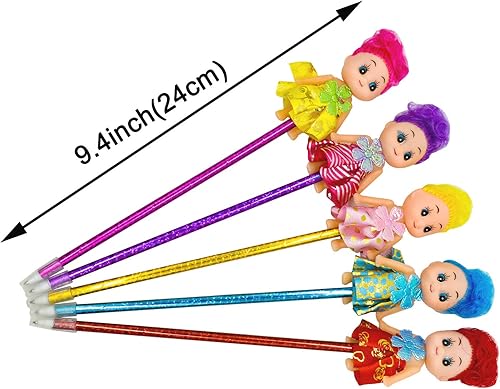 Miniatura 2 de Maydahui 12 bolígrafos de muñeca con tinta de gel azul para escuela, fiesta, oficina