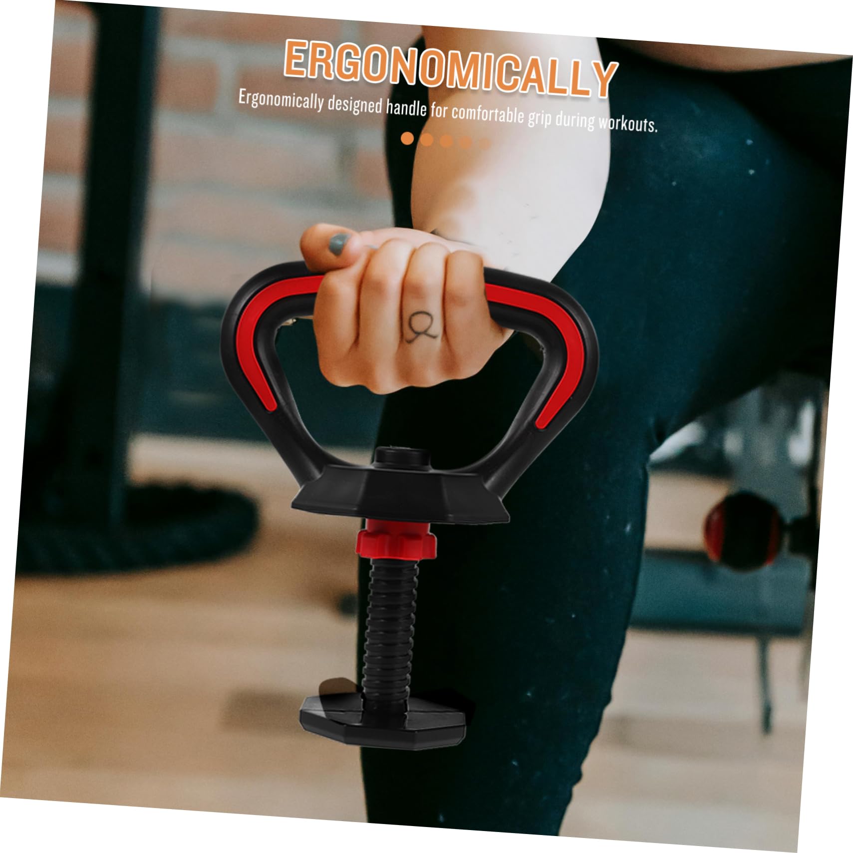 TOYANDONA Fitness Kettlebell Grip Handle Ergonomic Design for Comfortable Workouts Durable Construction Versatile for Strength Training Cardio Compact Easy to Store