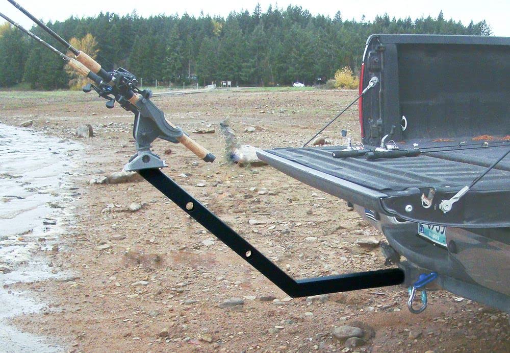 Trailer Hitch Fish Rod Holder - Fishing Lakes - Rivers from Your Tailgate