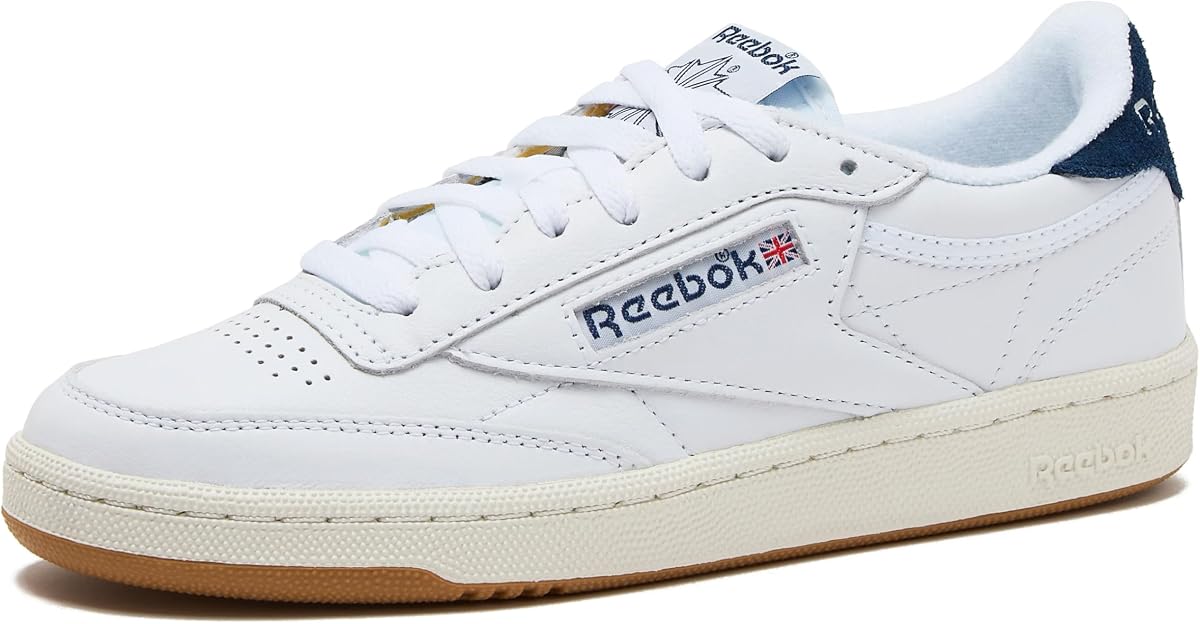 Reebok Club C 85 Zapatillas de tenis vintage para mujer, zapatos casuales blancos para mujer, talla 5 a 11