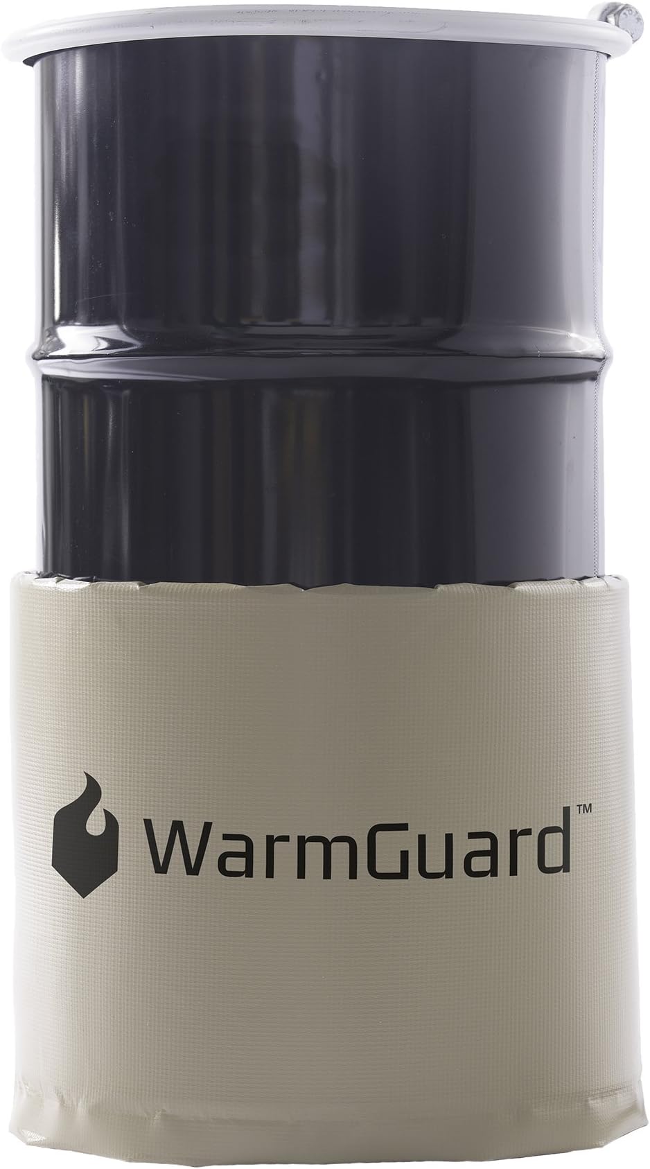 WG15 Insulated Drum Band Heater - Barrel Heater, Fixed Internal Thermostat Max Temp 145 F,Tan