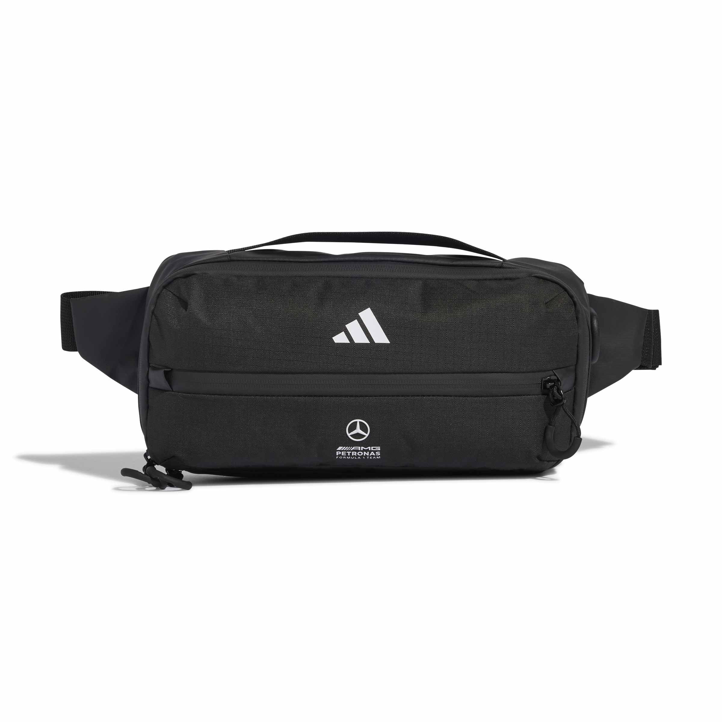adidas Unisex - Adulto Mercedes - Amg Petronas Formula 1 Engineers & Marketing Waistbag Waist_Pack, black, One Size