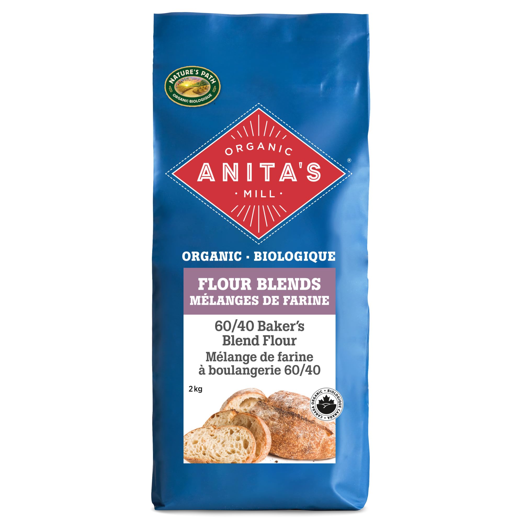 トリートメント flour Anita's Organic Mill - Organic 60/40 Baker's Blend Flour