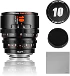 7artisans 25mm T2.1 Hope Series Professional Cine Lens S35 Frame Mirrorless Cameras Lens Compatible for Canon RF-S Mount for RED Komodo/RED Komodo X/Canon C70/CANON R7/R50/R10(Titanium Gray)