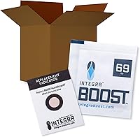 Vista 12 de Integra Boost Paquete de control de humedad de 2 vías, conserva el sabor y controla la humedad al 69% de RH, absorbente de humedad para hierbas