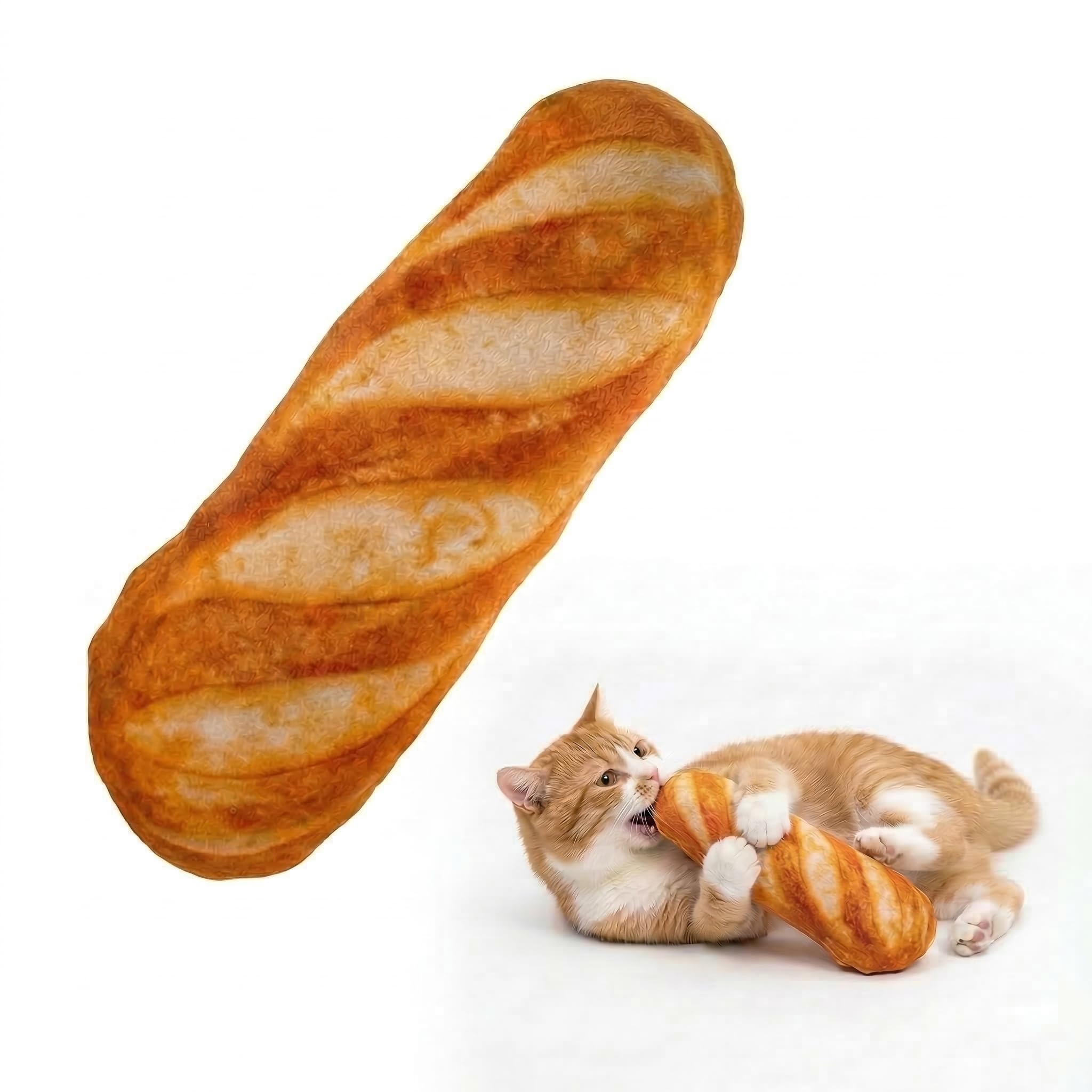 Juguete de pan de hierba gatera DOITOOL peluche interactivo para gatos