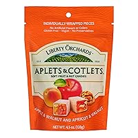 Vista 3 de Liberty Orchards, Aplets & Cotlets - Dulce Lokum de Applet y Albaricoque - Delicia Turca Vegana 4.5oz