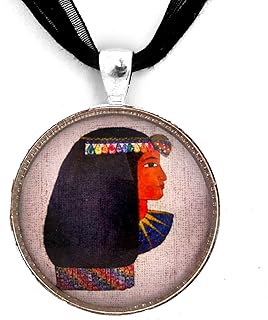 Laura Milnor Iverson Isis Egyptian Goddess Handmade Jewelry Art Pendant
