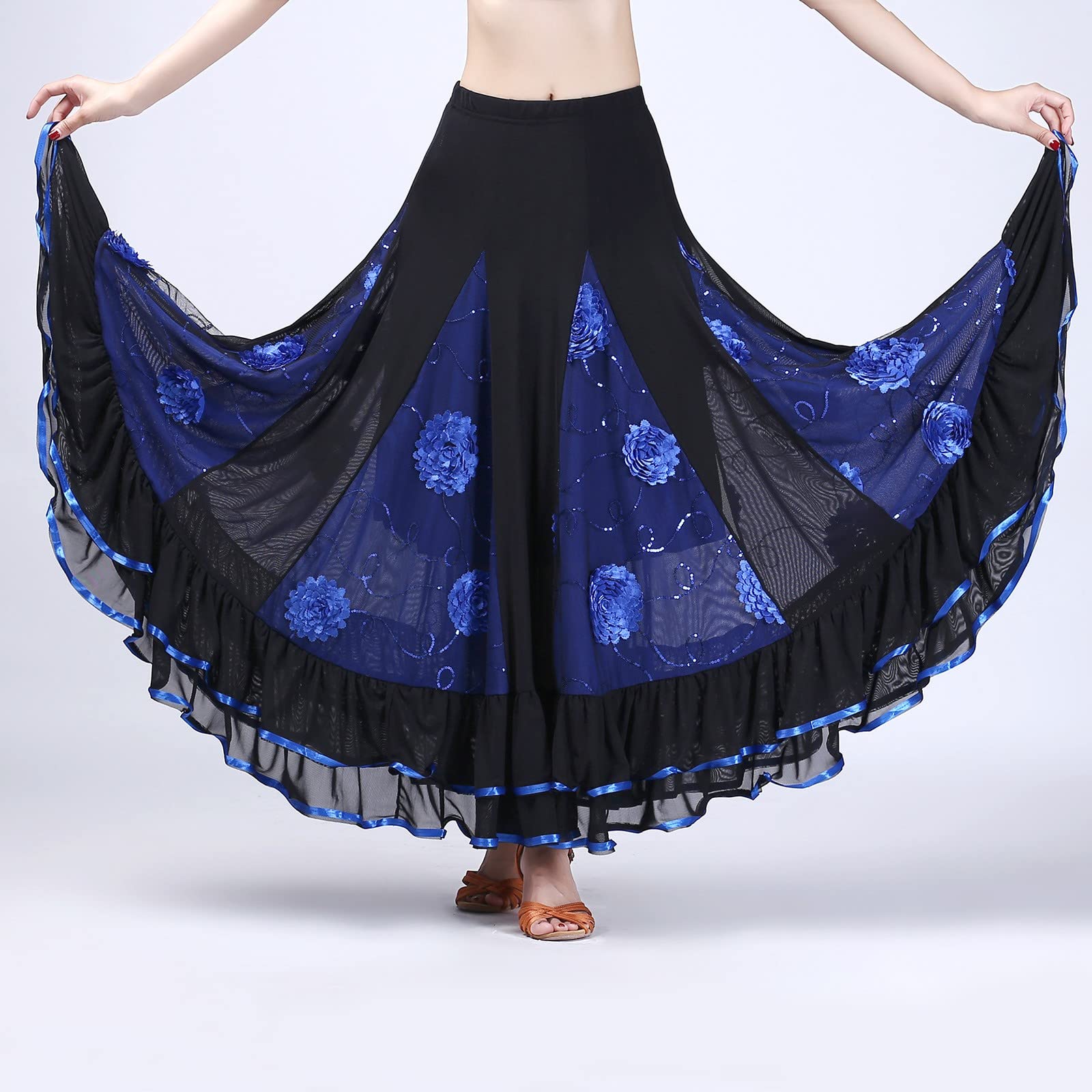 Générique Jupe Tutu en Tulle Femme Jupe De Danse Vintage Rockabilly Plissées Jupe Mini Courte Adulte Haute Taille Rétro Ballet Tutu De Danse Carnaval Jupe Femme Costume De Danse Jupe Paillette Femme