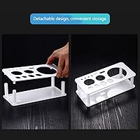 Vista 7 de Kit de coctelera para barman de plástico, ahorro de espacio, organiza almacenamiento, soporte para herramientas de bartender, barra de herramientas