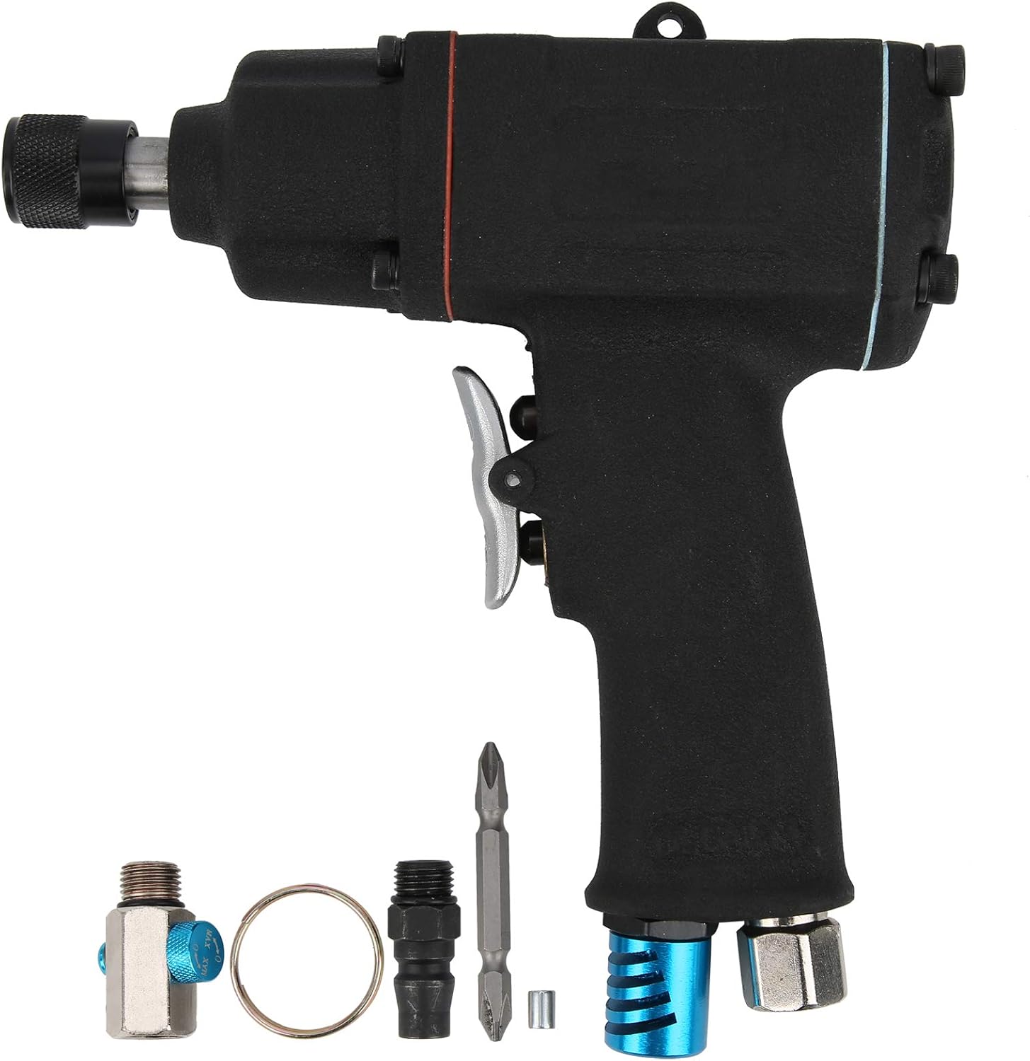 Powerful Air Screwdriver Pneumatic Screw Gun Professional High Torque 150 180Nm 9000RPM for Automobile Furniture Assembly Line Alloy Steel 160mm (Japanese Style)