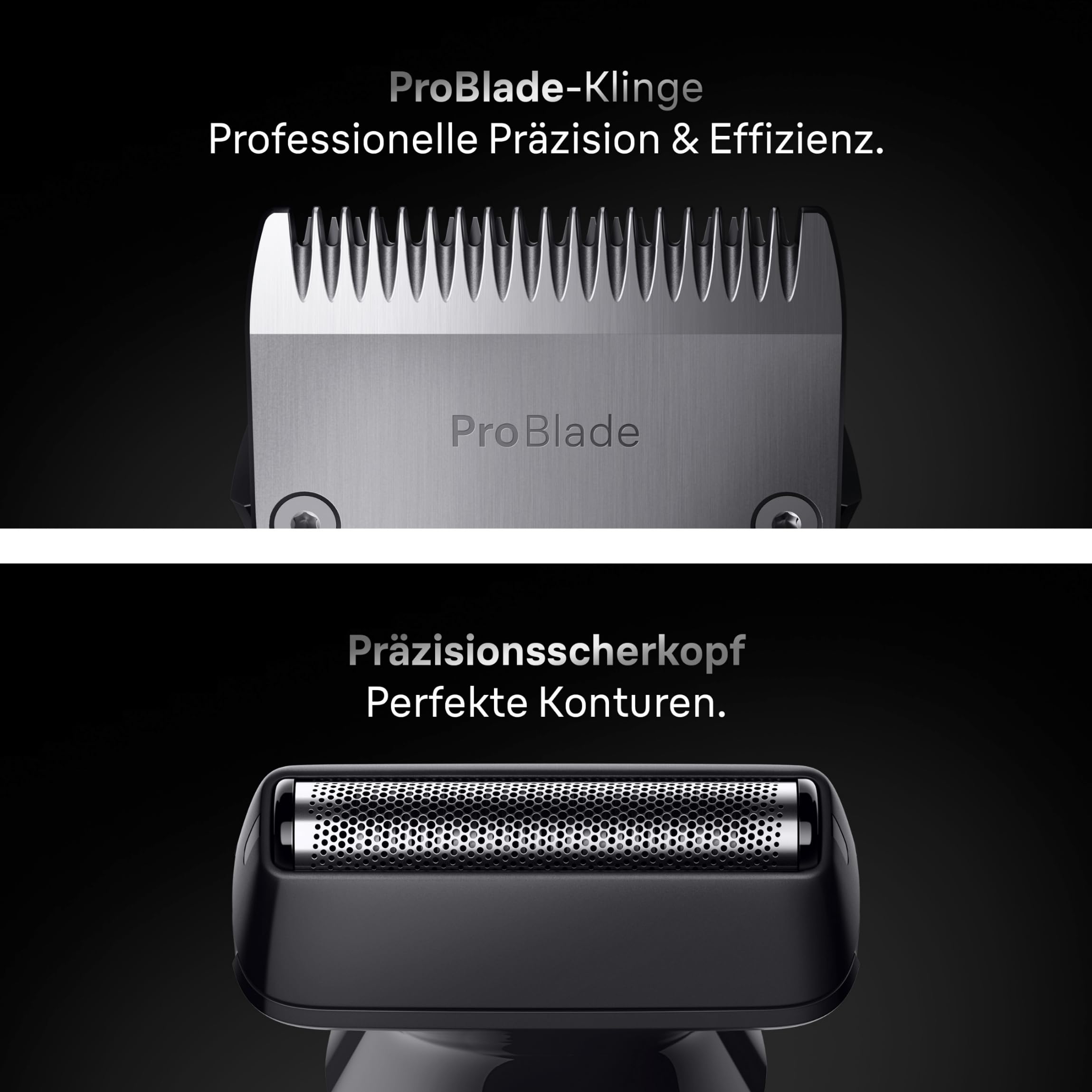 Braun Bundle mit All-in-One Series 7, 12-in-1 Multigroom Kopf und Körper, 120 Min Akku, 14 Längen (3–21 mm), Wasserdicht, AIO7545, Grau + Series XT3 Gesicht & Körper, Wasserdicht, XT3200, Schwarz