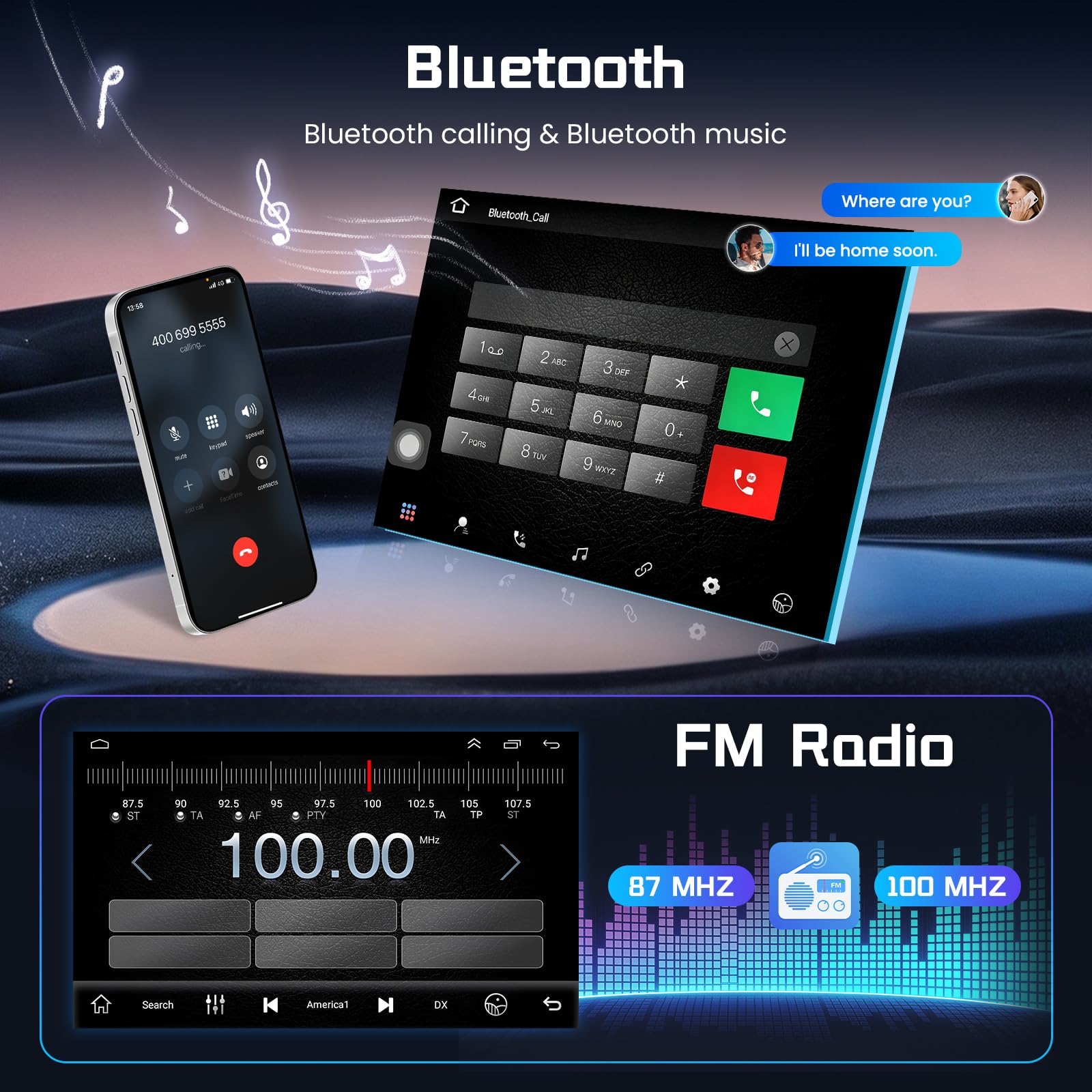 Radio samochodowe 4+64G 7 cali Android 15 do Amarok 2010-2015