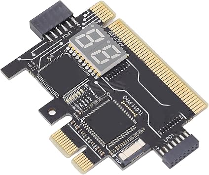 TL611 Pro Mainboard DEBUG Card TL611 Laptop EC DEBUG Adapter Card Motherboard Analyzer Diagnostic Card PCI E Black