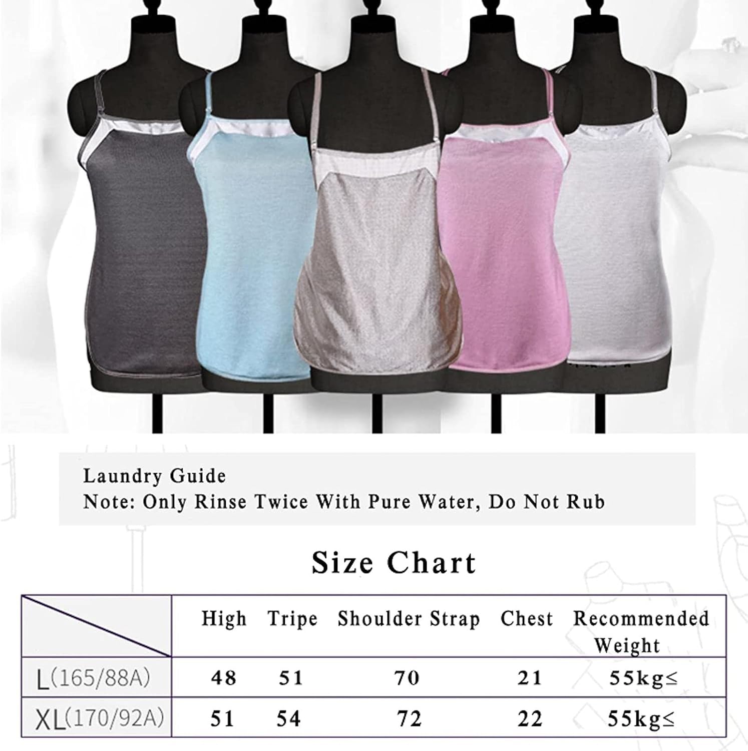 Silver Fiber Radiation Protection Maternity Clothing,Double Layer Maternity Sling Anti-Radiation Breathable