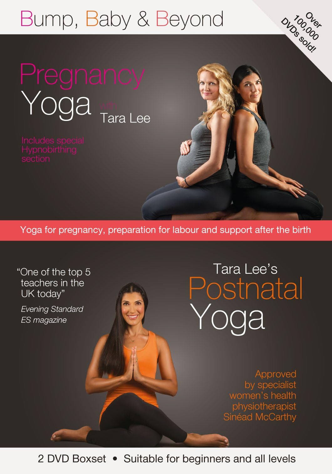 Bump, Baby and Beyond. Pregnancy Yoga and Postnatal Yoga with Tara Lee (2 DVD boxset)