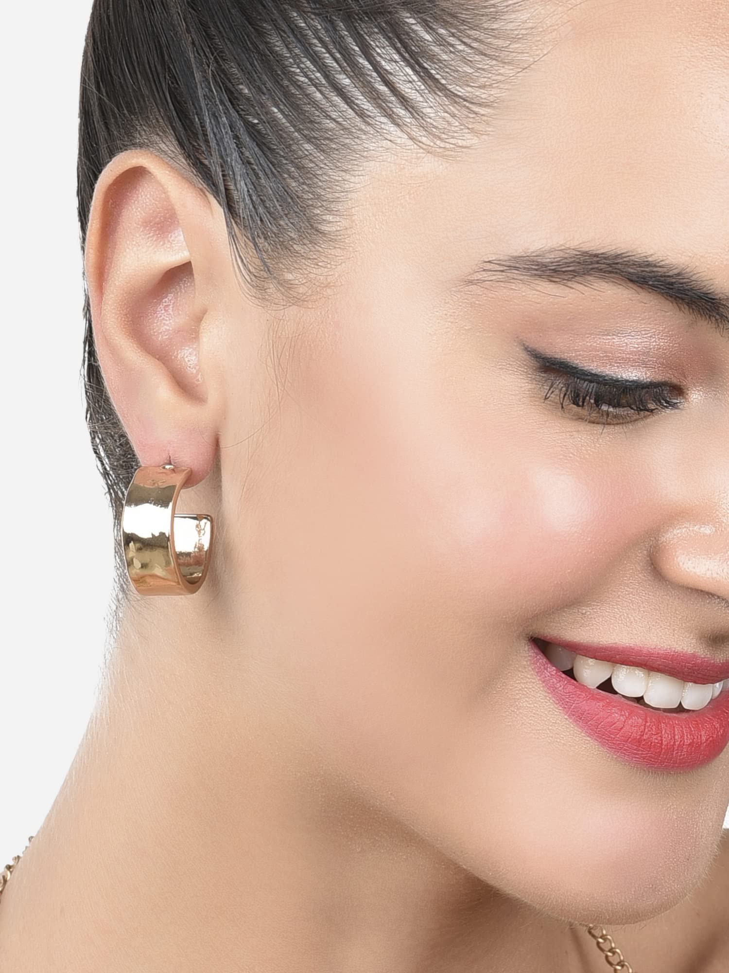 Contemporary & Stylish Semi Hoop Earring For Women