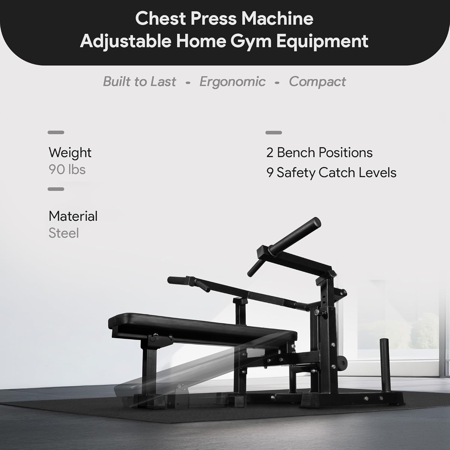 Balancefrom Chest Press Machine, Multifunctional Converging ...