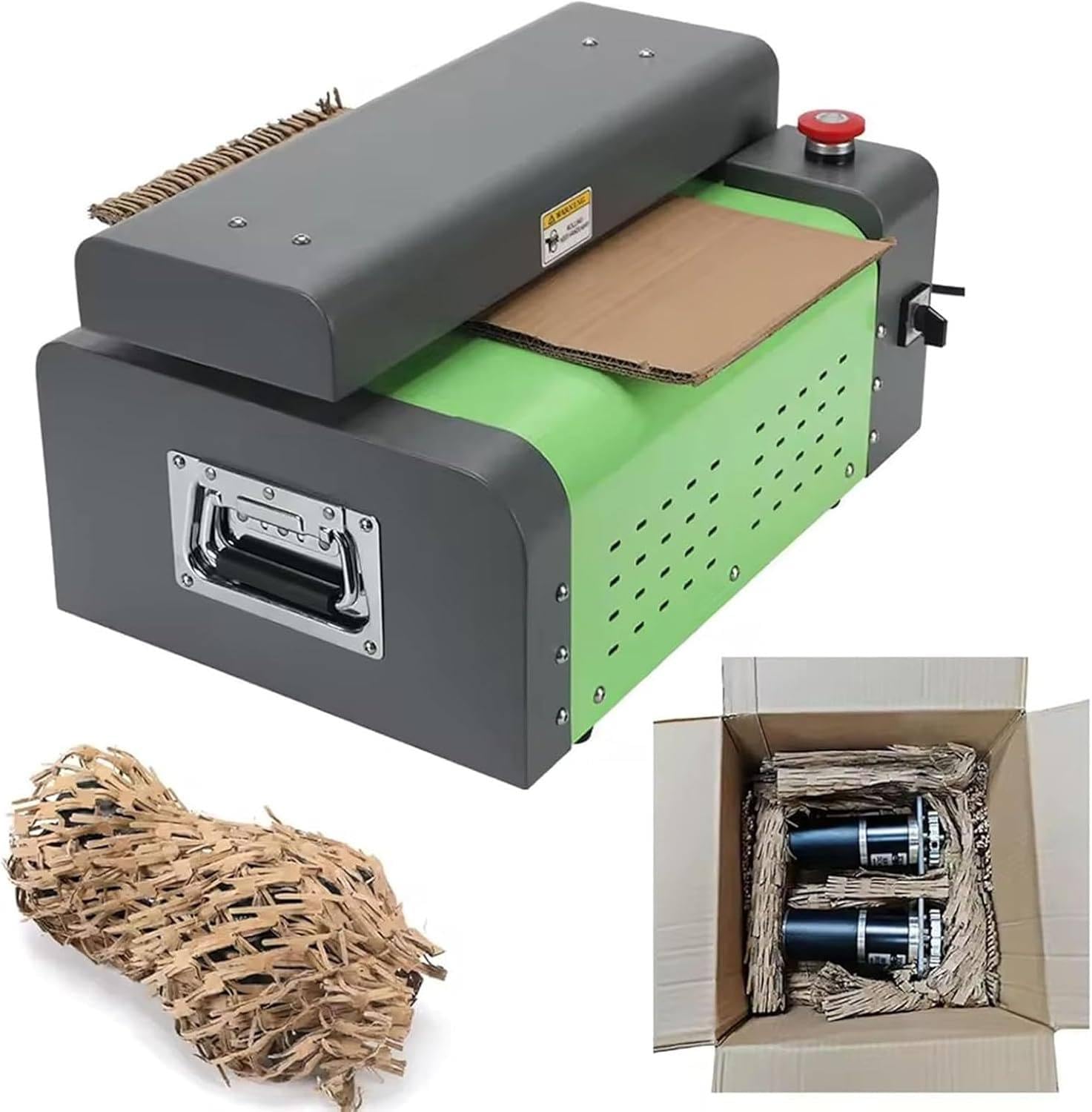 JXYQ Cardboard Shredder Machine for Efficient Recycling, 325mm Cutting Width for Corrugated Paperboard and Packaging Waste