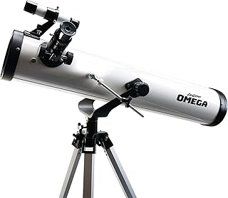 Educational Insights GeoSafari Omega Reflector Telescope, Telescope for Kids & Adults, Supports STEM Learning, Great to Explore Space, Moon,& Stars, Ages 8+