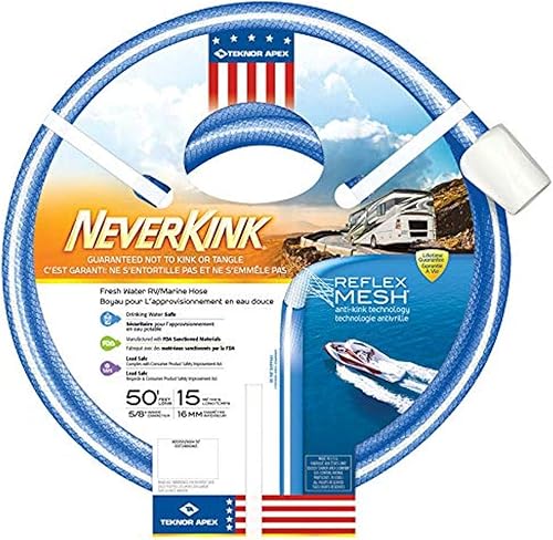 TEKNOR APEX 8604-50 NeverKink RVManguera de agua marina - 58" x 50'