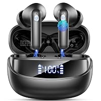Nuovo Cuffie Bluetooth 5.4, Auricolari Bluetooth Stereo HiFi Con 4 ENC Microfoni Anti