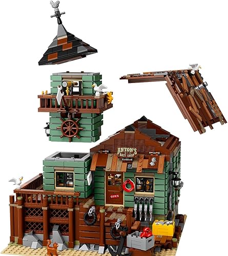 Miniatura 3 de LEGO Ideas Old Fishing Store (21310) - Juguete de construcción y regalo popular para los fanáticos de LEGO Sets y el aire libre (2049 piezas)