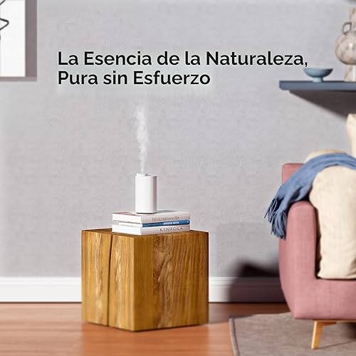 Vista 8 de Airversa Difusor sin agua para aceite esencial, difusor de automóvil, nebulizador a batería, 0.7 onzas líquidas, mini máquina de aire de aroma, 3