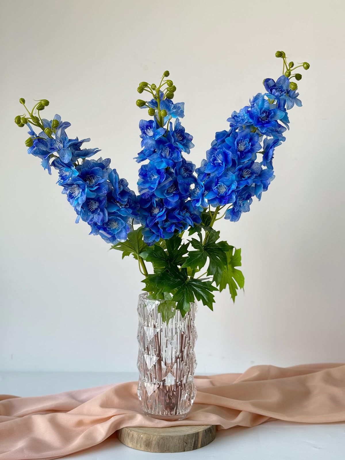 Modern Blue Delphinium Arrangement