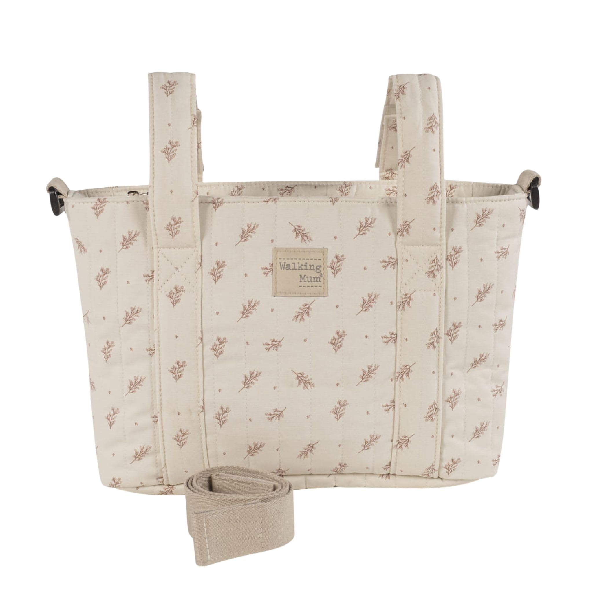 Walking Mum Borsa a spalla PINK MIMOSA beige rosso