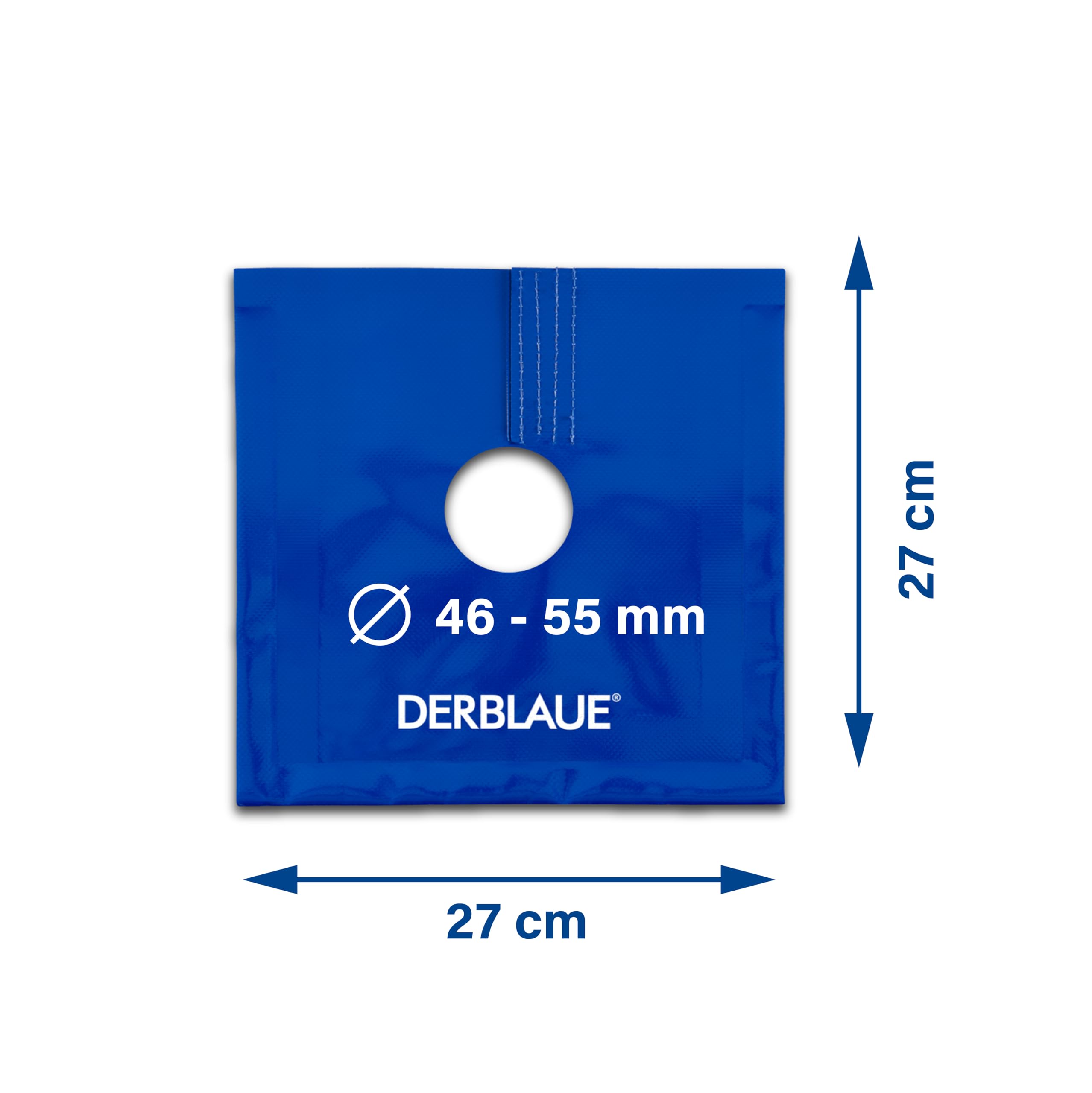 DERBLAUE® Einfach-Rosette für einen sauberen Ölwechsel – Auffwangwannen-Zubehör für die Arbeit mit H20 und HYD (50 mm)