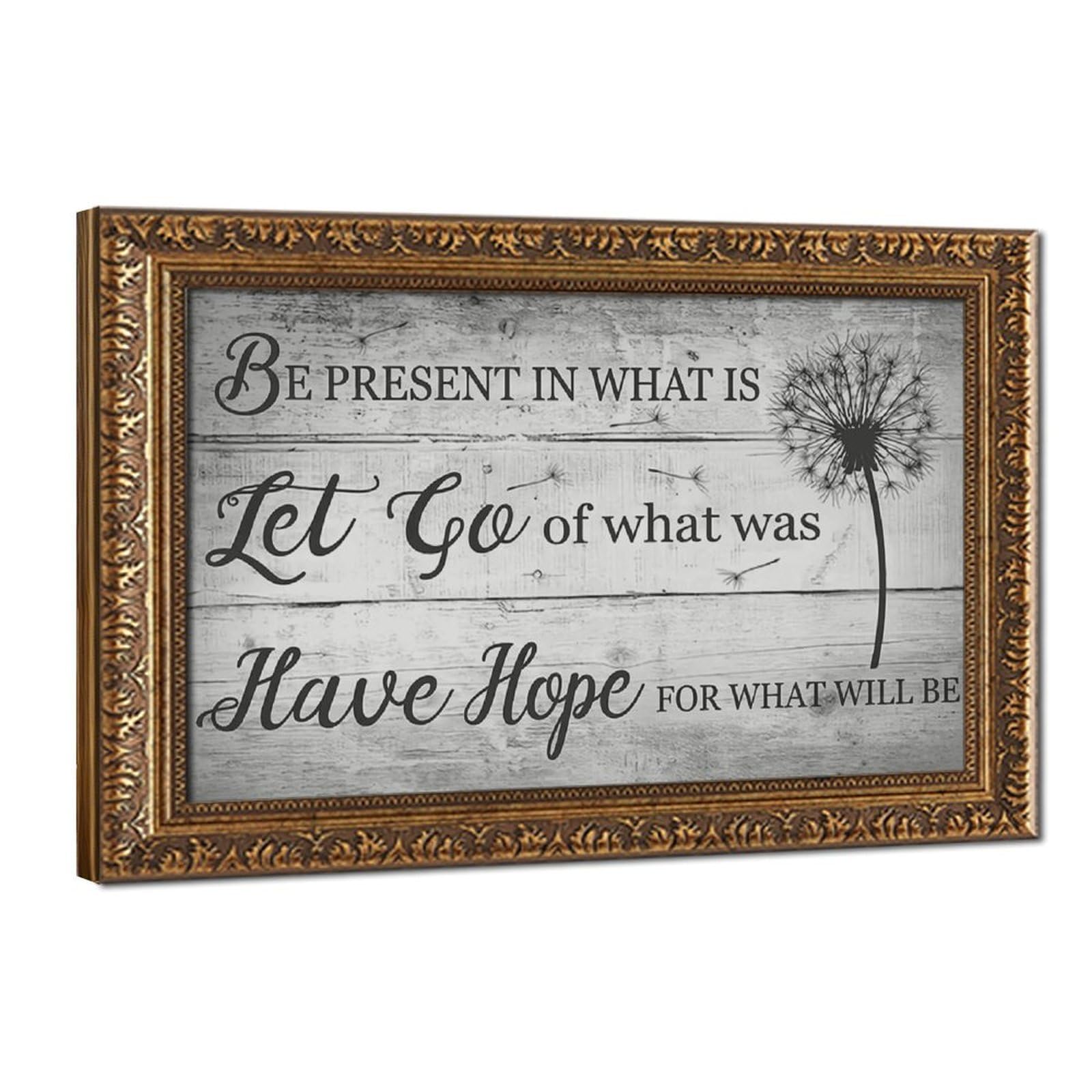 DFHJL Uplifting Quote And Dandelion Seed Poster Canvas Poster for Dorm Room Decor Gift