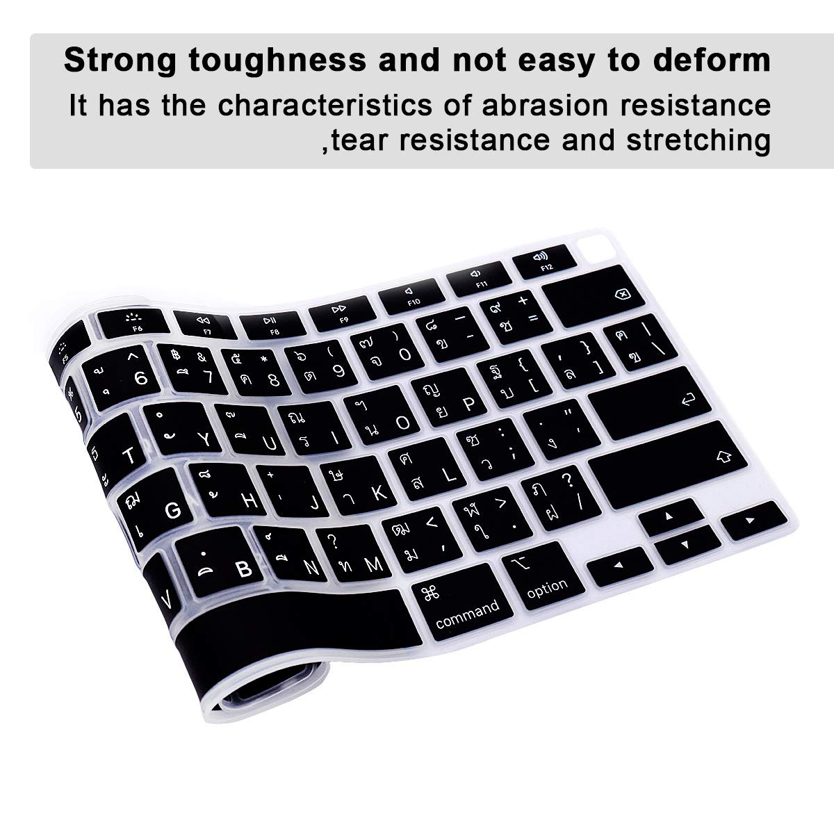 Amazon.co.jp: MMDW タイ語シリコンキーボードカバースキン MacBook