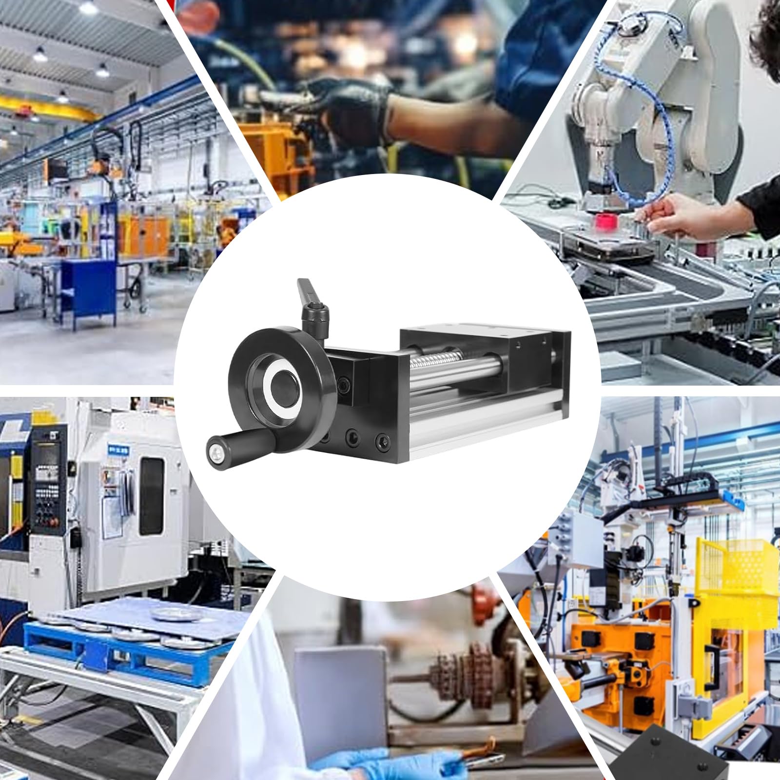 Riel lineal, Slide Linear Stage 2-Axis Ball Mesa Deslizante Manual, Carrera Efectiva 200 mm, Guía Lineal Manual de Alta Precisión para Actuador lineal X Y Z Máquinas Herramientas Industriales