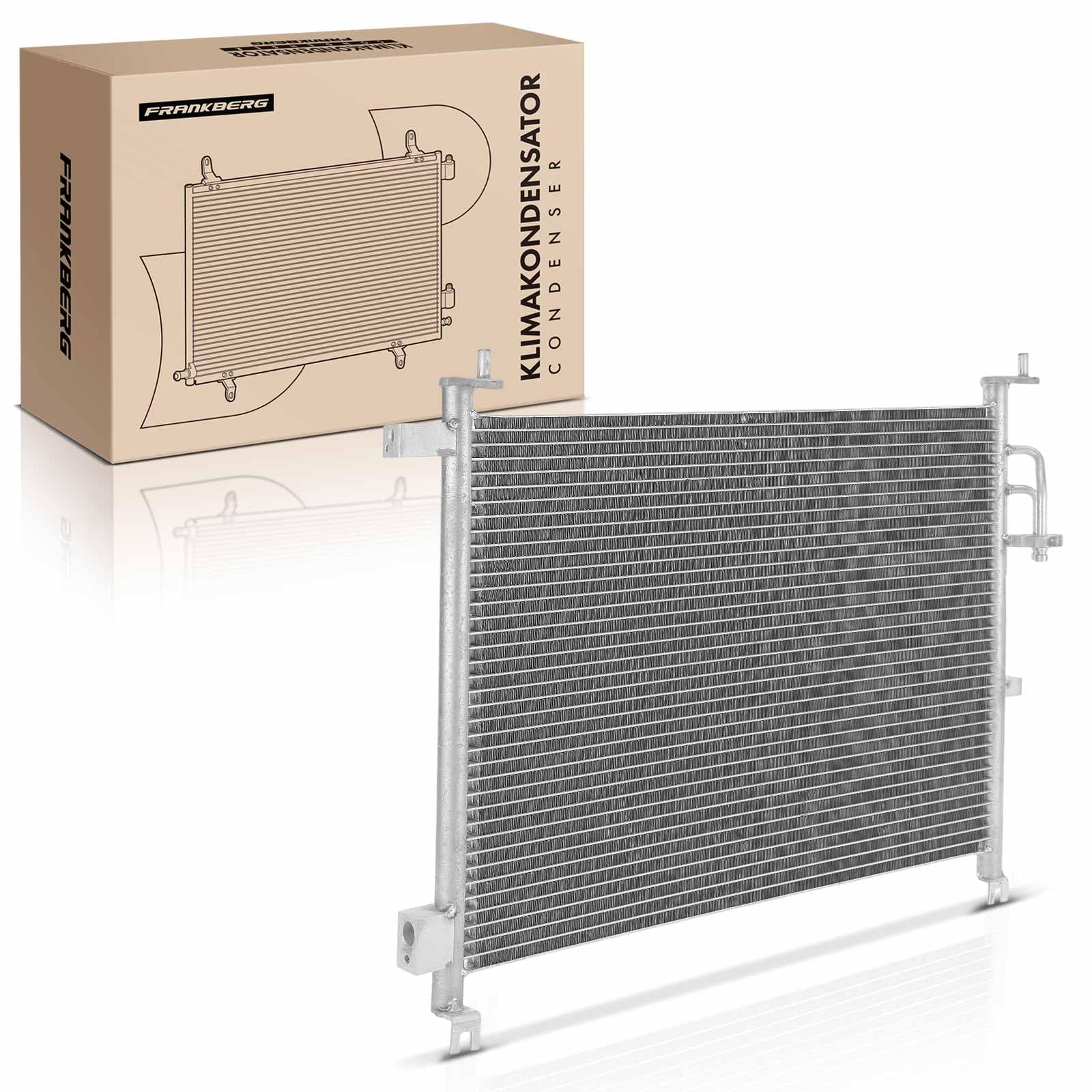 Frankberg Radiatore climatizzatore Condensatore climatizzatore Compatibile con Micra IV K13K K13KK 1.2 1.2 DiG-S 2010-2015 Replace# 940600,921101HC0A