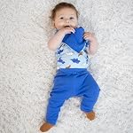 The Peanutshell 15-Piece Dinosaur Baby Boy Clothing Gift Set, Baby Boy Essentials, Baby Boy Clothes