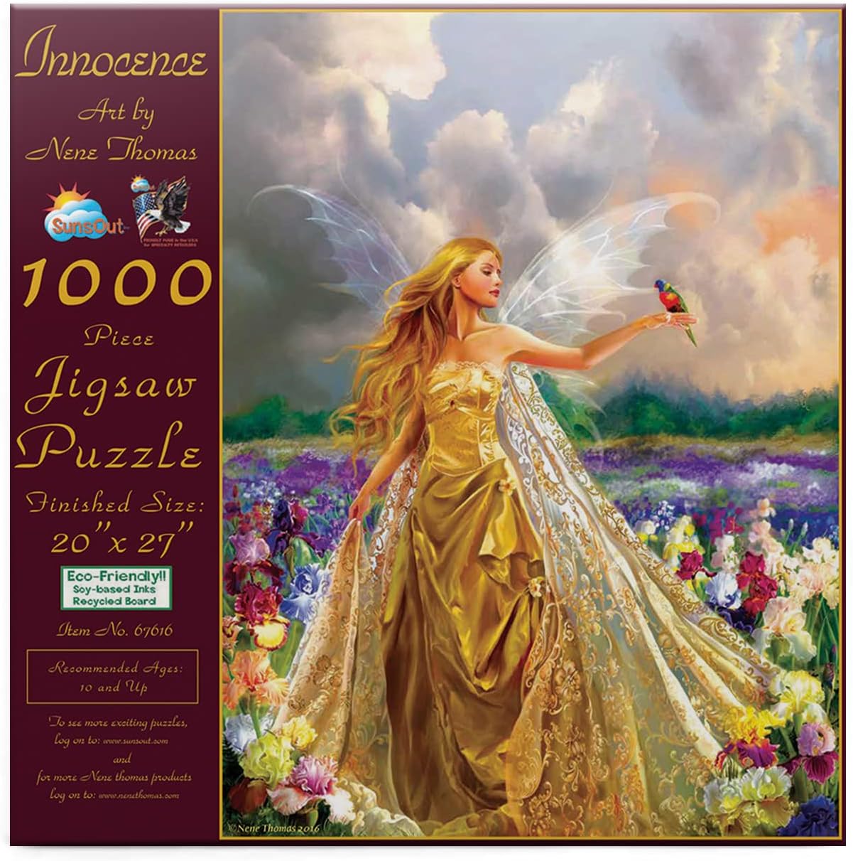 SUNSOUT INC - Innocence - 1000 pc Jigsaw Puzzle by Artist: Nene Thomas - Finished Size 20" x 27" - MPN# 67616