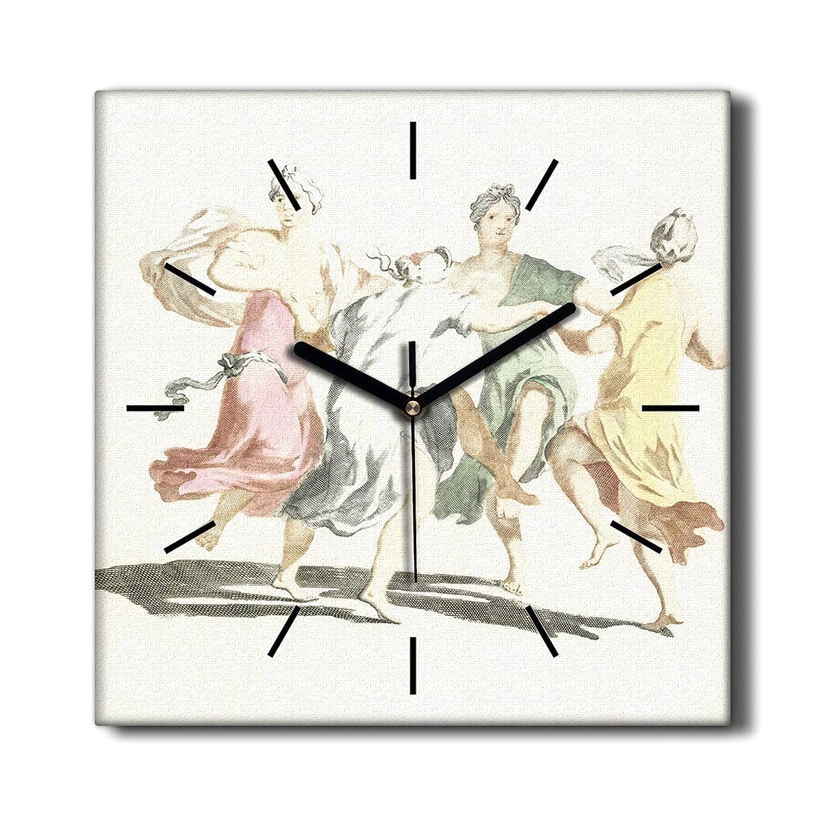 Horloge murale sans tic-tac résoud le bruit dans la décoration le salon toile