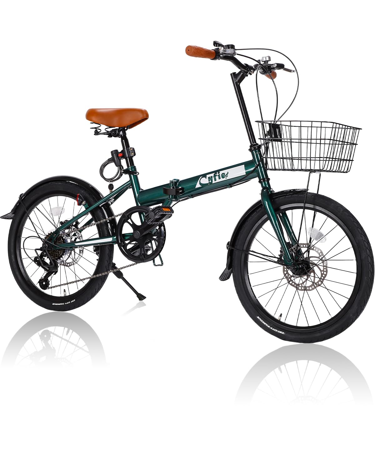 Amazon | CYFIE 折り畳み自転車 20インチ シマノ7段変速 軽量