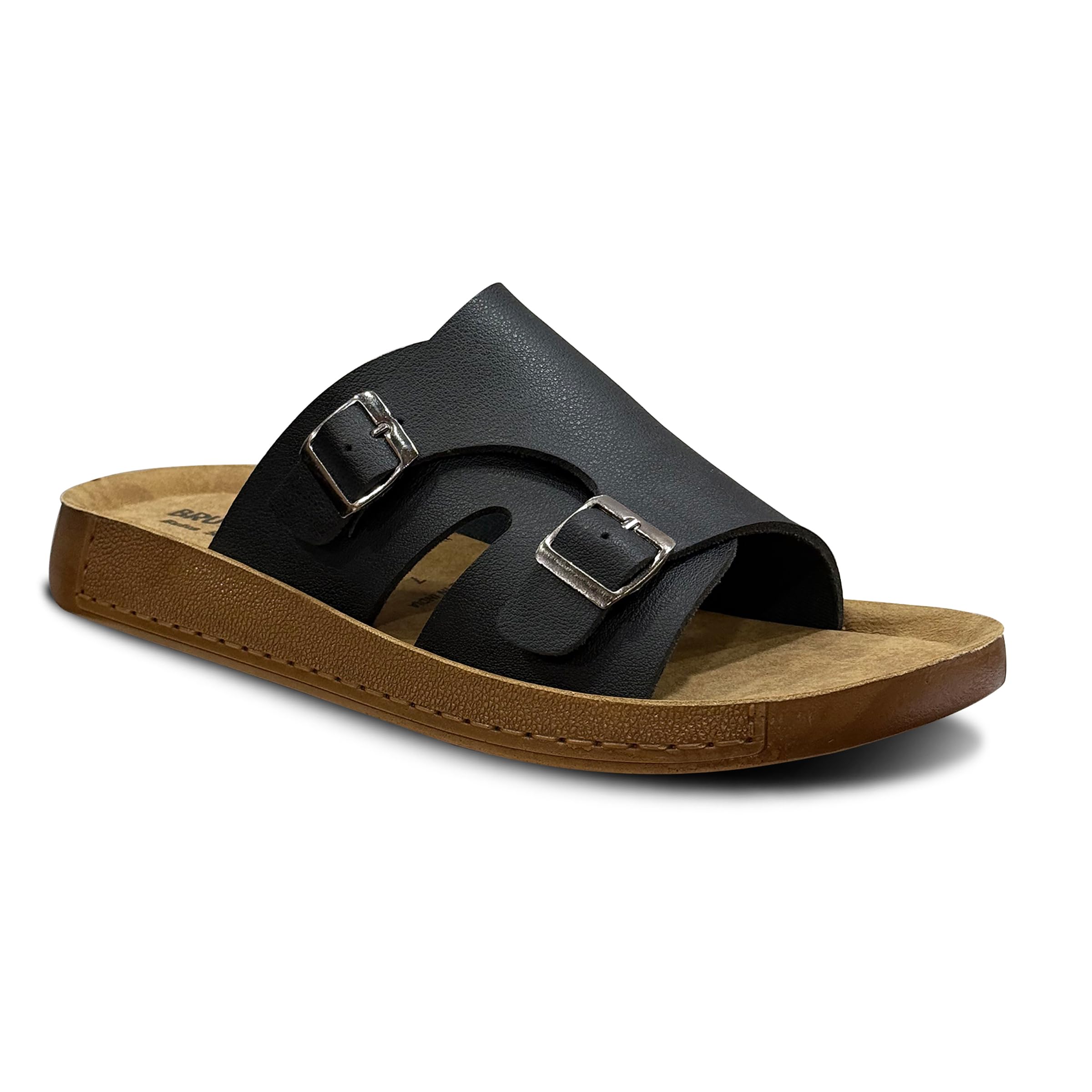 bruton Stylish Men's Sandals Comfortable, Lightweight & Anti-Skid PU Material Casual for Office & Daily Use-picture-37