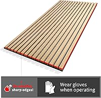 Vista 8 de Art3d Paneles acústicos de listones de madera de 6 piezas para decoración elegante y reducción de ruido, panel texturizado 3D para techo y pared