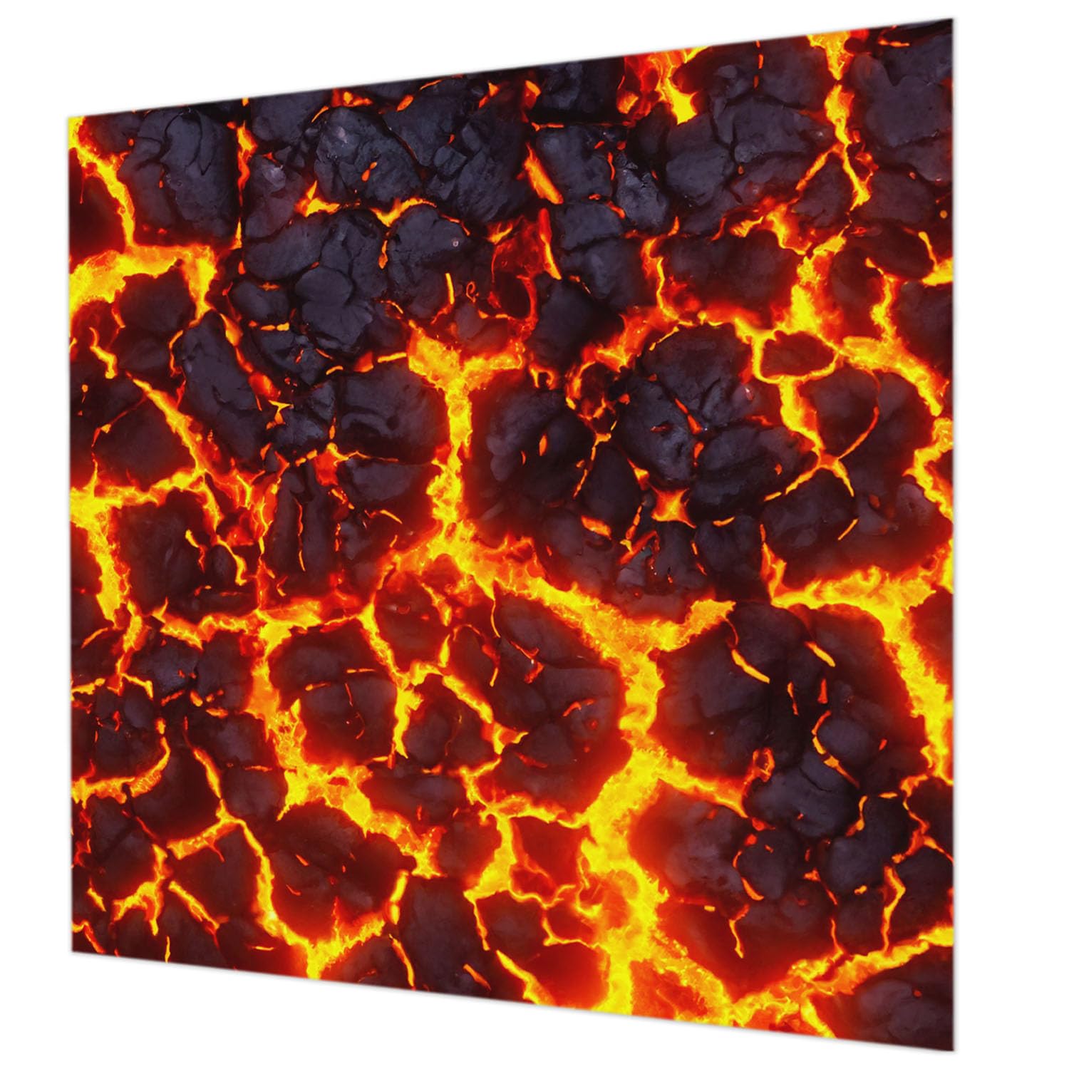 Papier peint intissé 250x250 cm Magma puissant pour salon