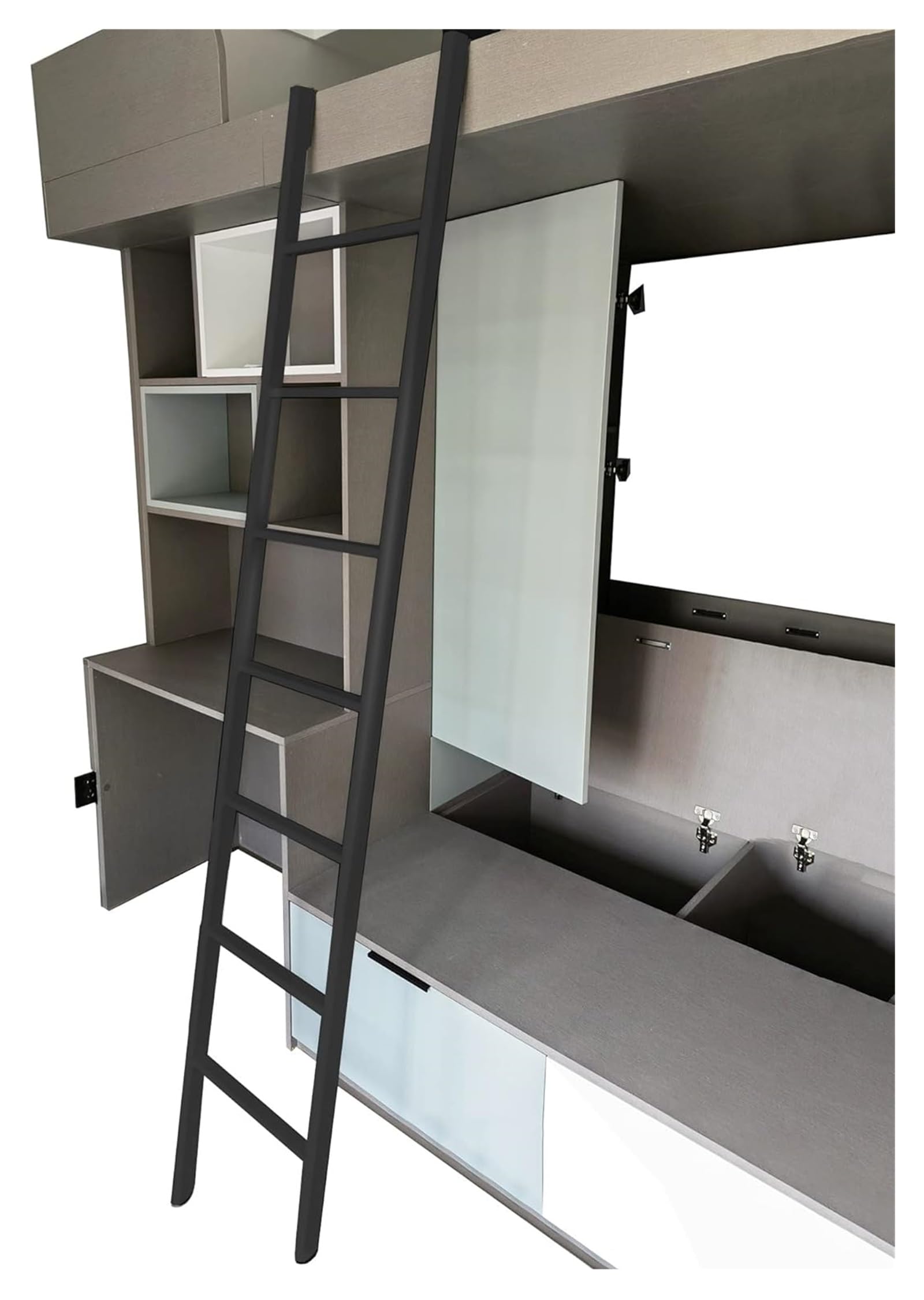 Escalera para litera ajustable de 1,7 m: la solución definitiva para subir al loft sin riesgos