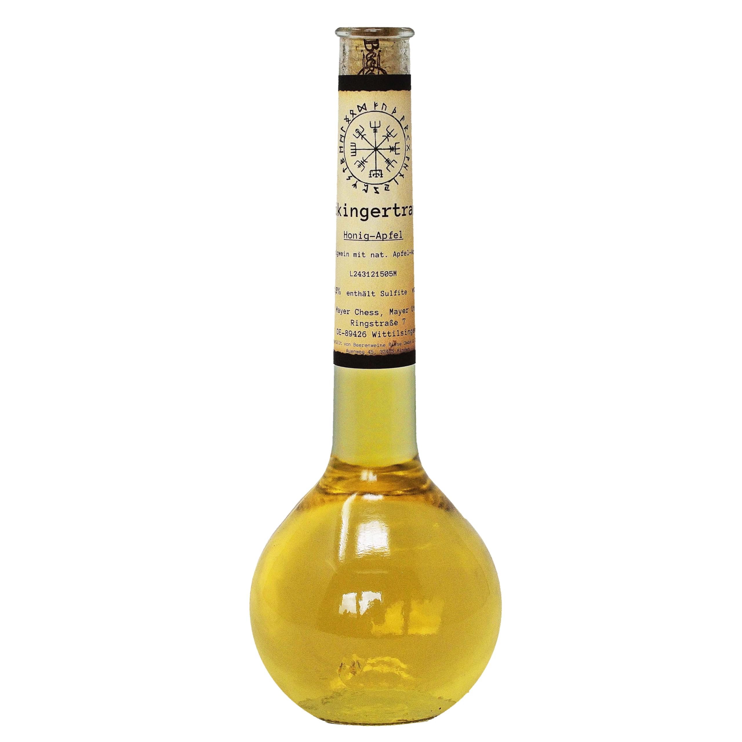 Wikingertrank Met Honig-Apfel 0,5 Liter in der Elixierflasche - Honigwein Wikinger Met