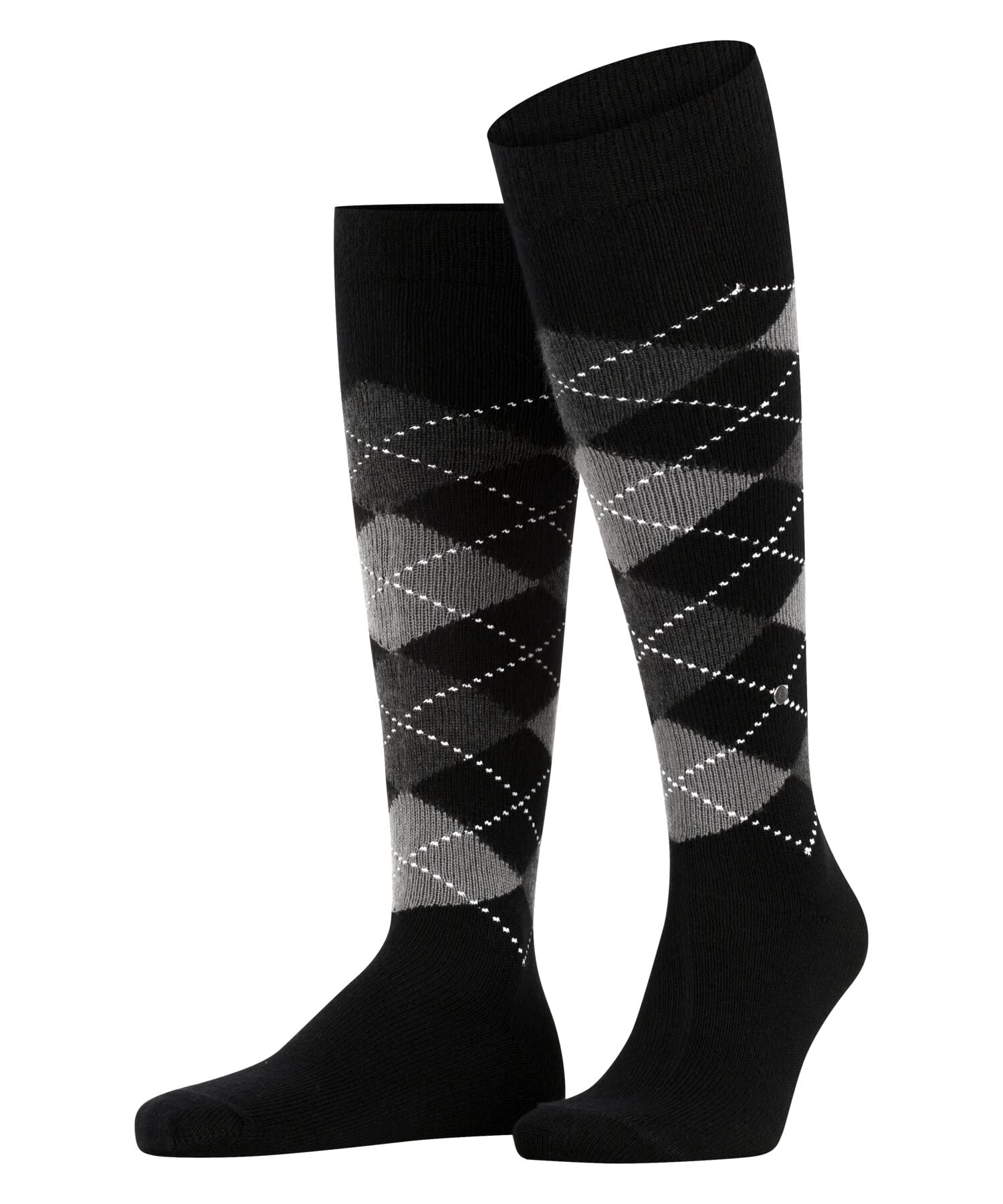 Burlington Men's Beige Pearl 3880 Preston M Kh Warm Long Patterned 1 Pair Knee-High Socks, 6.5-11