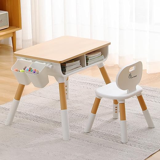 Little Genius Woodland Baby Study Table + Chair Set